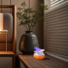 Purple Pumpkin Ghost Night Light