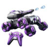 Purple remote control tank / Six wheeled stunt car