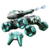 Green remote control tank / Six wheeled stunt car