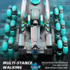 Green remote control tank / Six wheeled stunt car