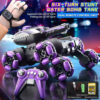 Purple remote control tank / Six wheeled stunt car